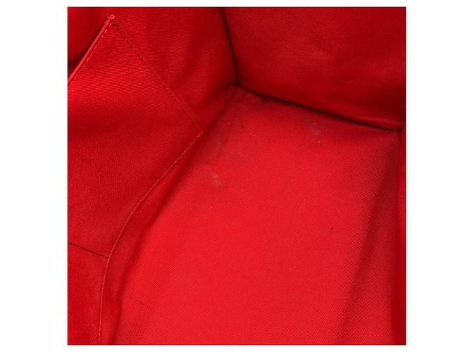 Borsa Tote Louis Vuitton Monogram Reverse Giant OnTheGo GM Rosso Monogramma - vista 14