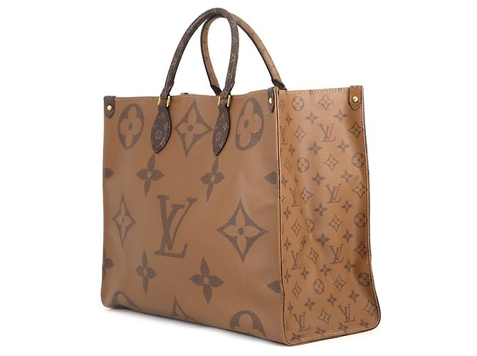 Borsa Tote Louis Vuitton Monogram Reverse Giant OnTheGo GM Rosso Monogramma - vista 2