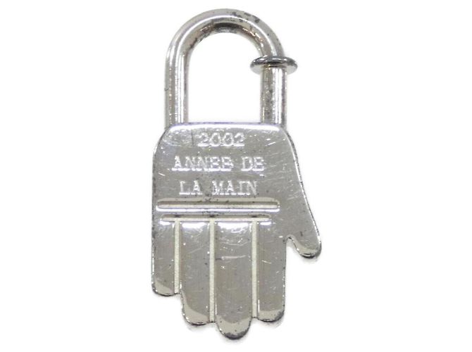 Hermès Hermes HAND Cadena Schlüsselanhänger Silber - Ansicht 2