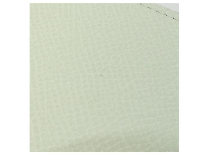 Hermès Hermes EN LIBERTE Cartera compacta de seda Blanco - vista 4