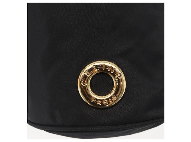 Céline Pochette Celine Vintage de nylon Negro - vista 6