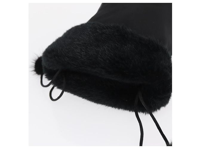 Céline Pochette Celine Vintage de nylon Negro - vista 7
