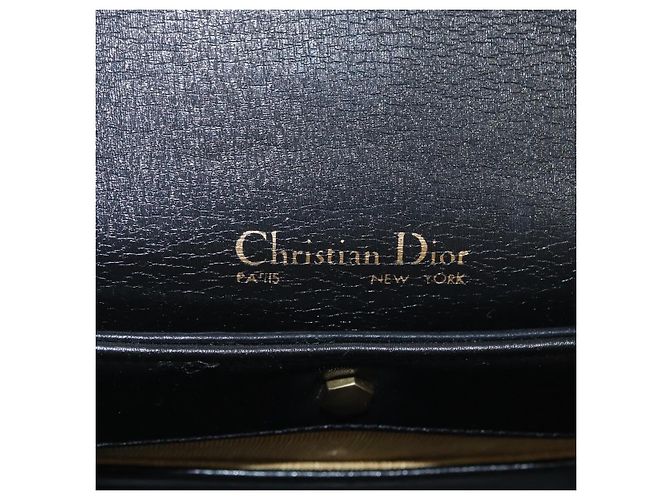 Borsa a tracolla Christian Dior CD in pelle Nero - vista 5