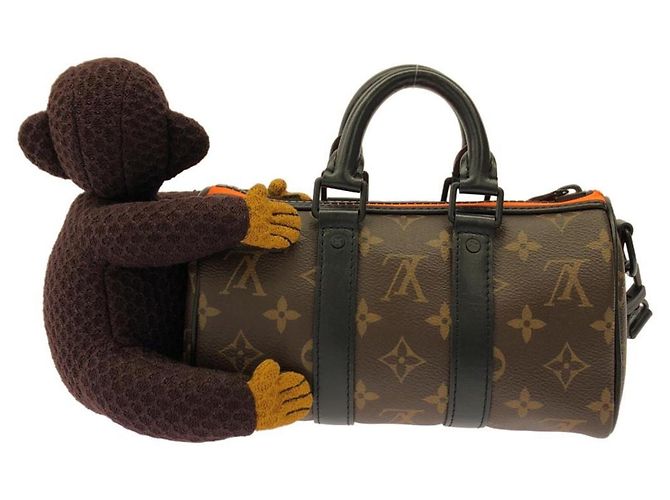 Borsa Boston Louis Vuitton Monogram Keepall XS Marrone - vista 2