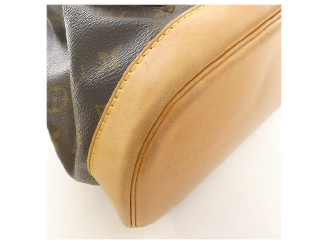 Zaino Louis Vuitton Monogram Montsouris GM Marrone - vista 3