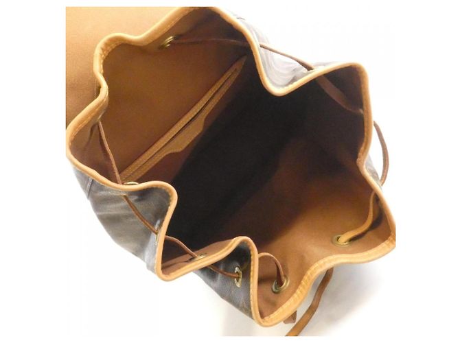 Zaino Louis Vuitton Monogram Montsouris GM Marrone - vista 7