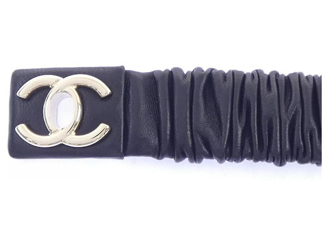 Cinturón Chanel Standard Black Negro - vista 2