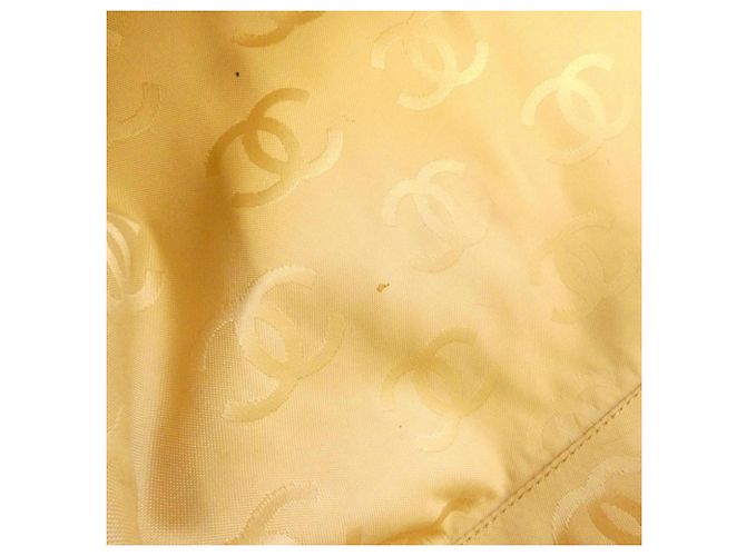 Borsa in pelle beige Chanel 17003 - vista 10