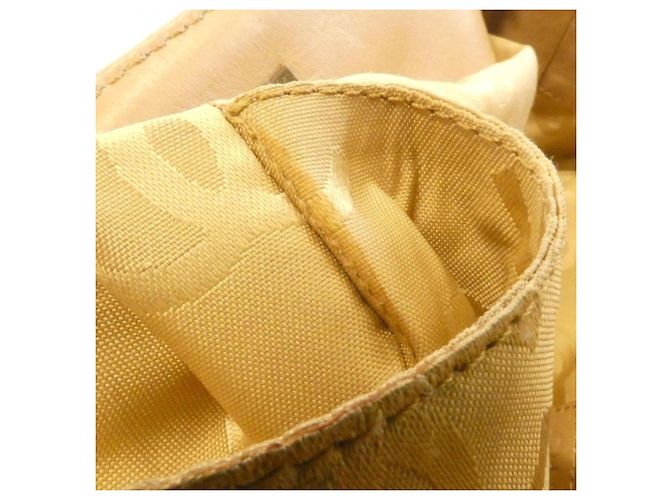 Borsa in pelle beige Chanel 17003 - vista 9