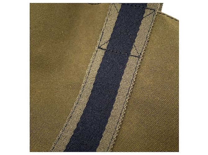 Hermès Hermes Fourre-Tout Cabas Tote Bag Nero Verde - vista 7