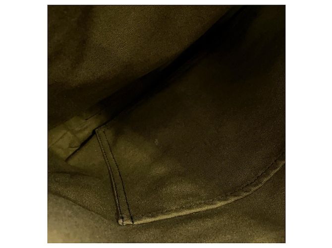 Hermès Hermes Fourre-Tout Cabas Tote Bag Nero Verde - vista 8