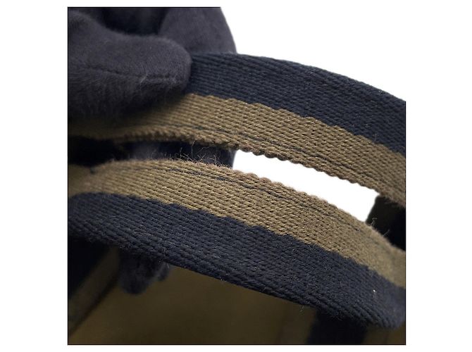 Hermès Hermes Fourre-Tout Cabas Tote Bag Nero Verde - vista 9
