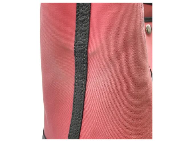 Hermès Bolsa Tote Hermes Garden TPM Rosa Verde escuro - vista 7