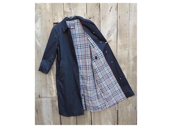 Burberrys Imperméable Bleu Marine - vue 4