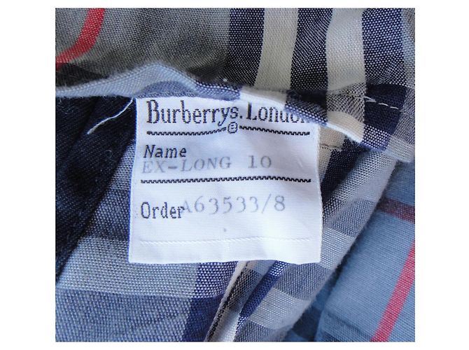Burberrys Imperméable Bleu Marine - vue 7