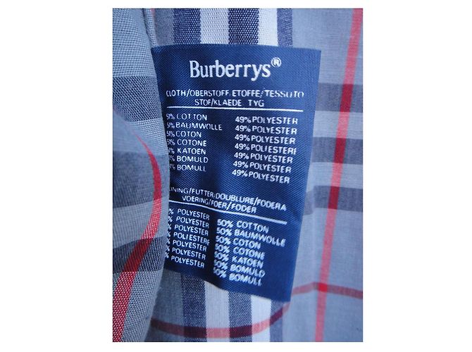 Burberrys Imperméable Bleu Marine - vue 8