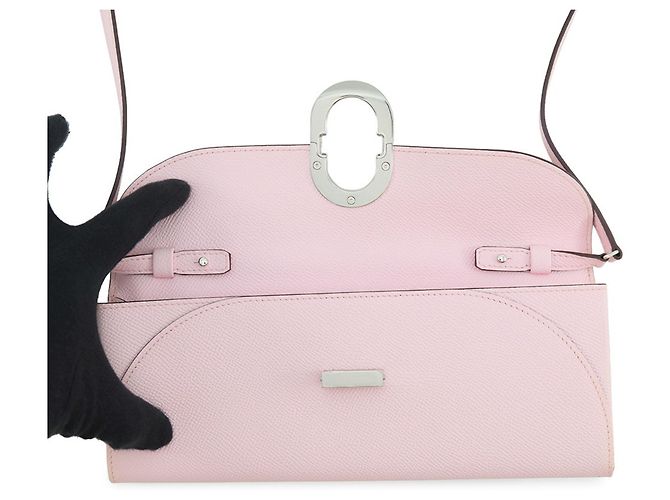 Hermès Portafoglio lungo Hermes Chaine d'Ancre To Go Rosa - vista 5