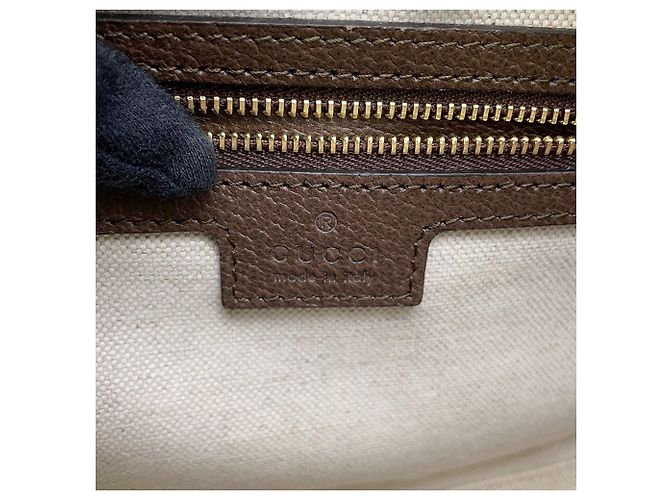Piccola borsa a tracolla Gucci Ophidia GG Supreme Multicolore Beige - vista 15