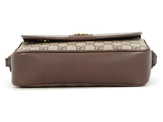 Piccola borsa a tracolla Gucci Ophidia GG Supreme Multicolore Beige - vista 3