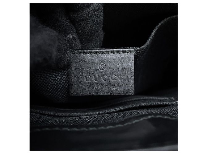 Borsa a Spalla Gucci GG Supreme Nero - vista 16