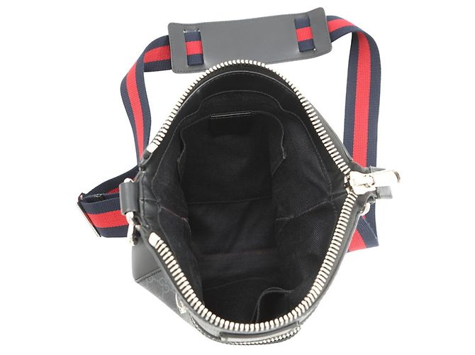 Borsa a Spalla Gucci GG Supreme Nero - vista 5