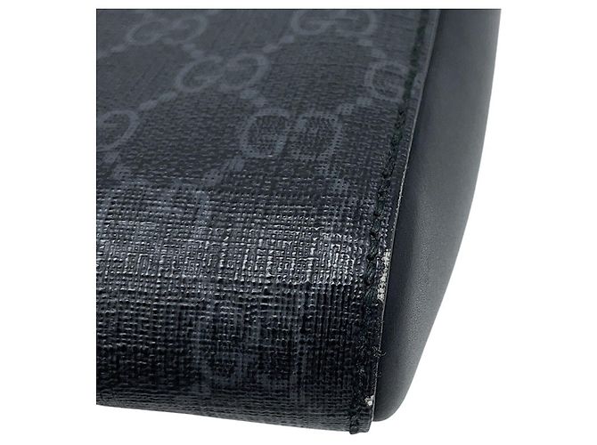 Borsa a Spalla Gucci GG Supreme Nero - vista 6