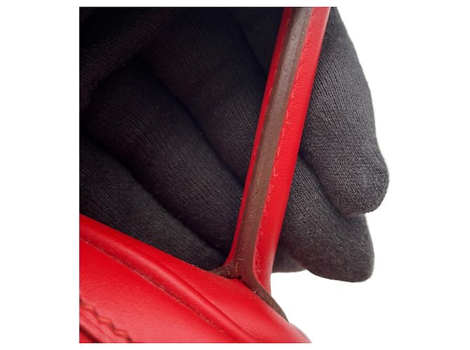 Hermès Borsa Hermes Lindy 26 Rouge Cou Swift Rosso - vista 10