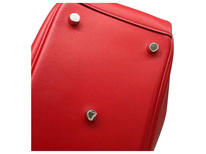 Hermès Borsa Hermes Lindy 26 Rouge Cou Swift Rosso - vista 6