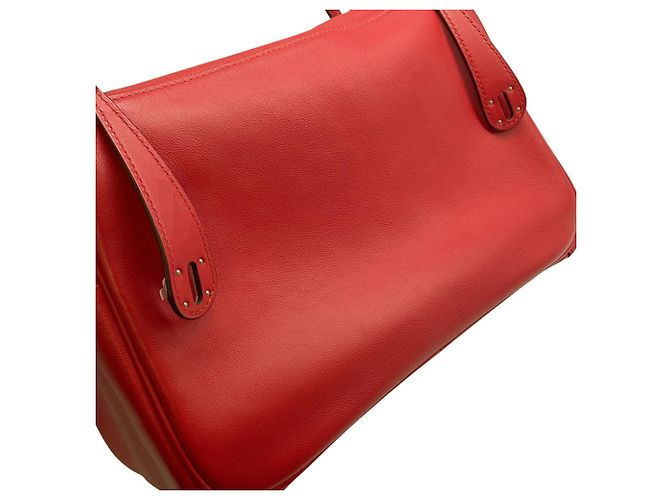 Hermès Borsa Hermes Lindy 26 Rouge Cou Swift Rosso - vista 7