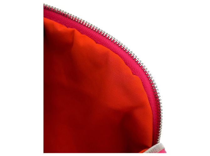 Hermès Borsa pochette Hermes Bolide PM in tela Hibiscus - vista 7