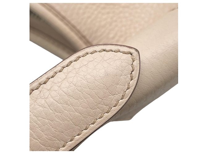 Hermès Borsa a Spalla Hermes Trim 35 in Avorio Crudo - vista 11