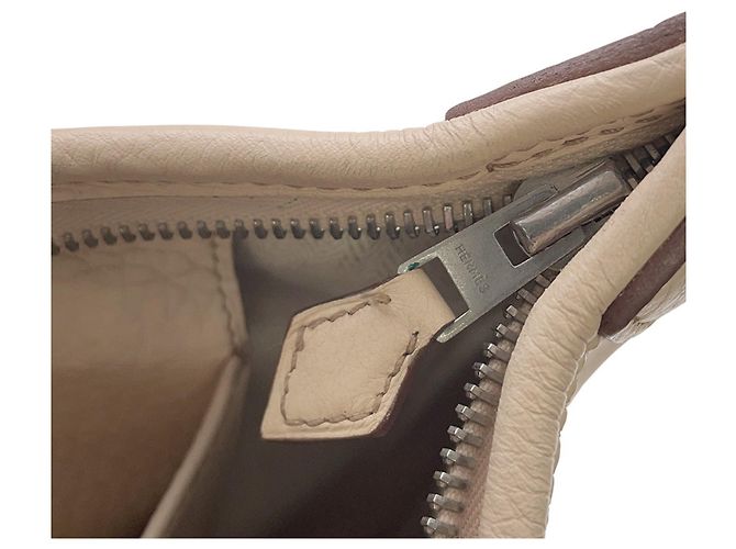 Hermès Borsa a Spalla Hermes Trim 35 in Avorio Crudo - vista 13