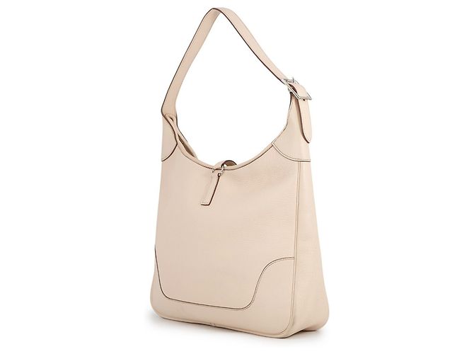 Hermès Borsa a Spalla Hermes Trim 35 in Avorio Crudo - vista 2