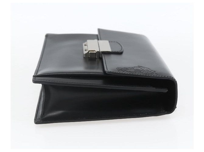 Pochette Vintage en cuir Versace Noir - vue 4