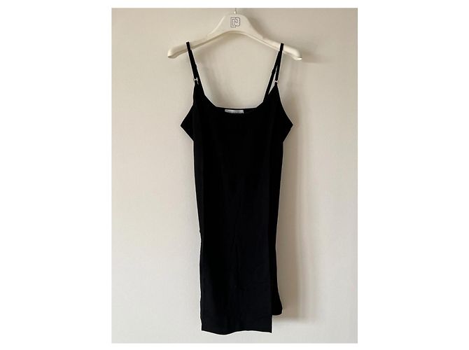 Paco Rabanne Blumen-Mesh Kleid Schwarz Weiß Mehrfarben - Ansicht 5