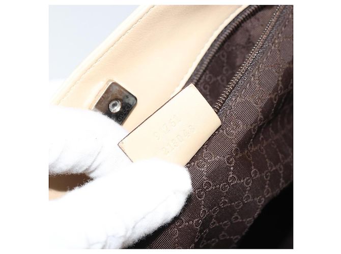 Gucci Pelle Vintage Beige - vista 7