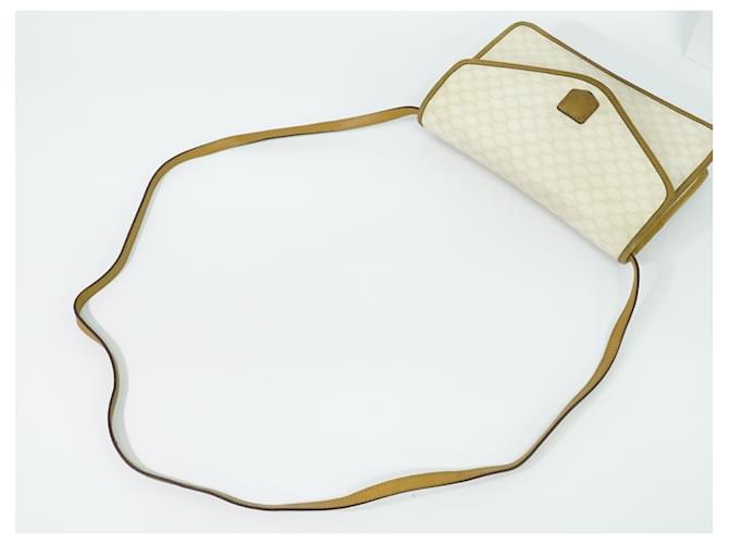 Céline Celine Flap Shoulder Canvas Beige - vista 5