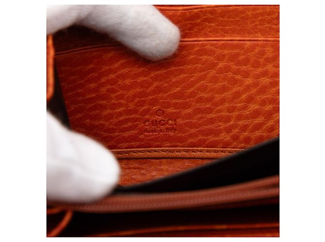 Gucci GG Canvas Bamboo Zip Long Wallet - view 5