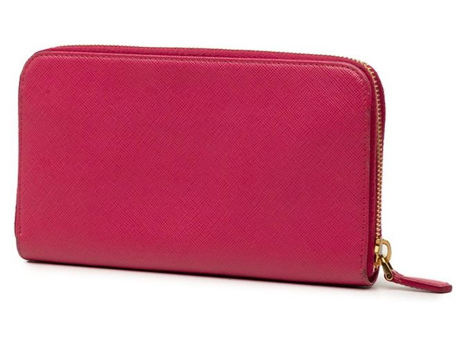 Cartera larga con cremallera de Saffiano de Prada - Rosa - vista 2