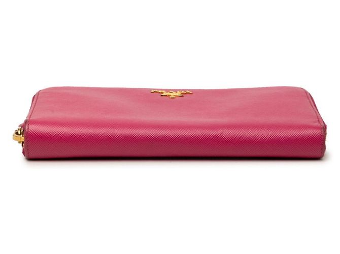 Cartera larga con cremallera de Saffiano de Prada - Rosa - vista 3