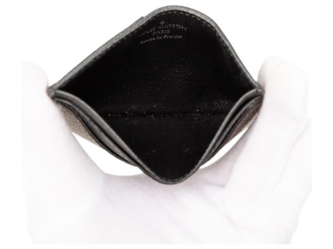 Tarjetero Monogram Macassar Louis Vuitton Castaño Negro Monograma - vista 4