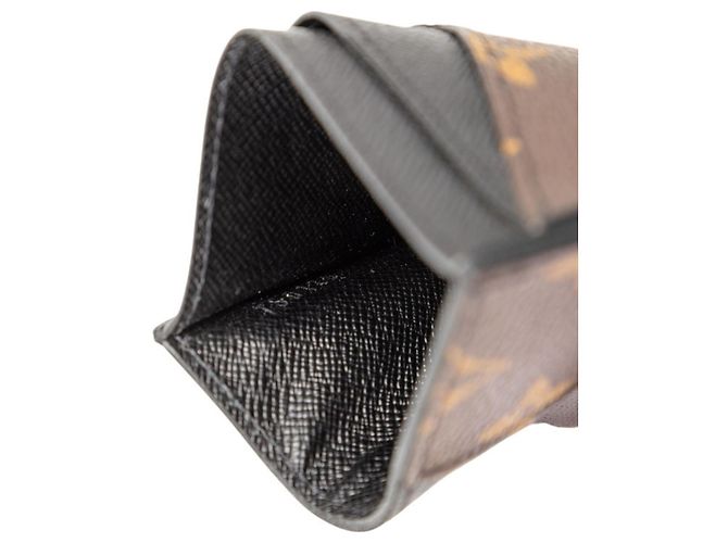 Tarjetero Monogram Macassar Louis Vuitton Castaño Negro Monograma - vista 6