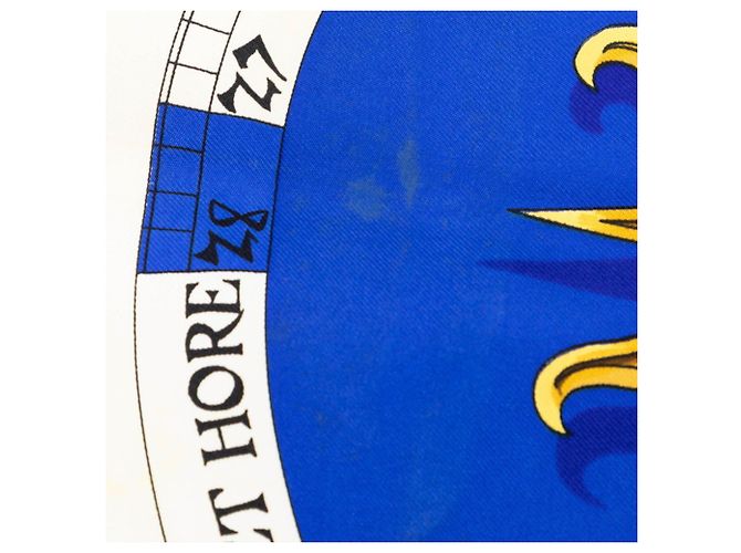 Hermès Hermes Carre 90 DIES ET HORE Astrology Scarf Blu Multicolore - vista 6