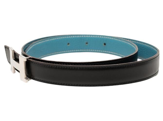 Hermès Cinturón Hermes Constance H Negro Azul - vista 2