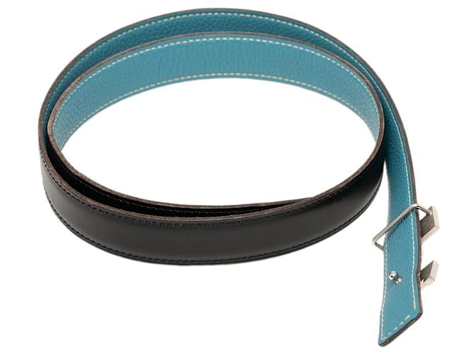 Hermès Cinturón Hermes Constance H Negro Azul - vista 4