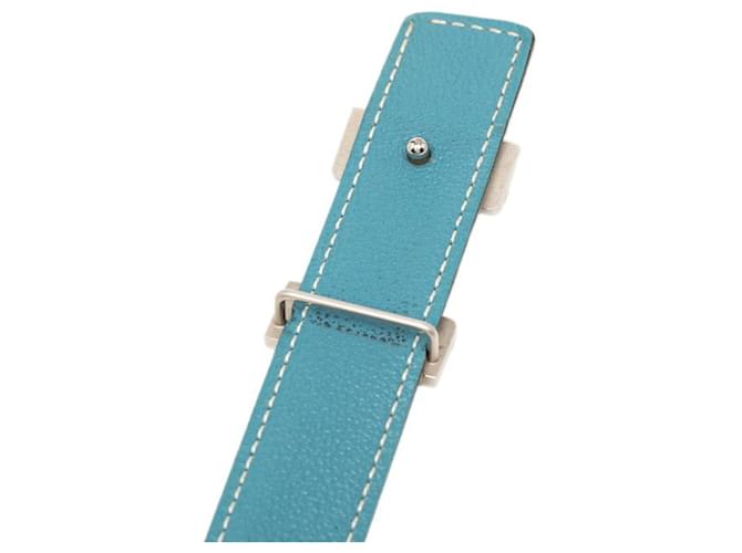 Hermès Cinturón Hermes Constance H Negro Azul - vista 6