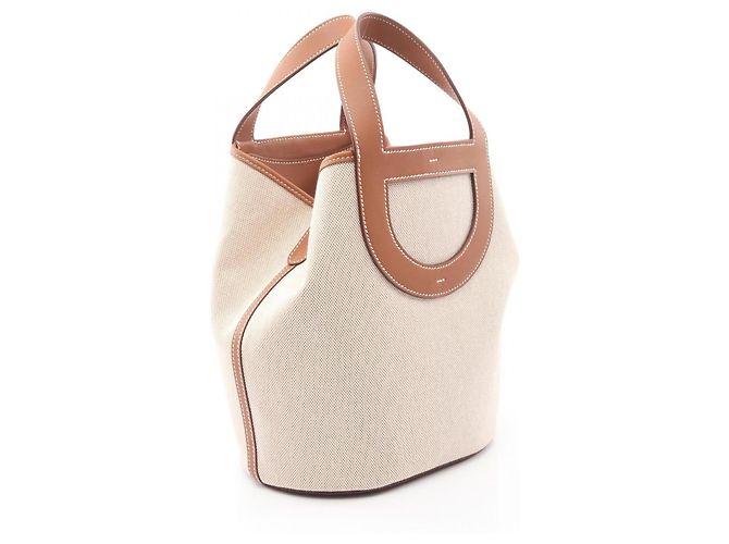 Hermès Hermes In the Loop 23 Handtasche Braun Beige Roh - Ansicht 2