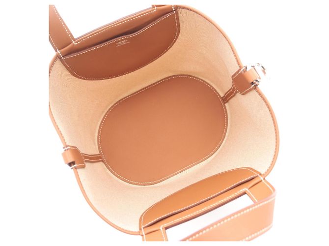 Hermès Hermes In the Loop 23 Handtasche Braun Beige Roh - Ansicht 3