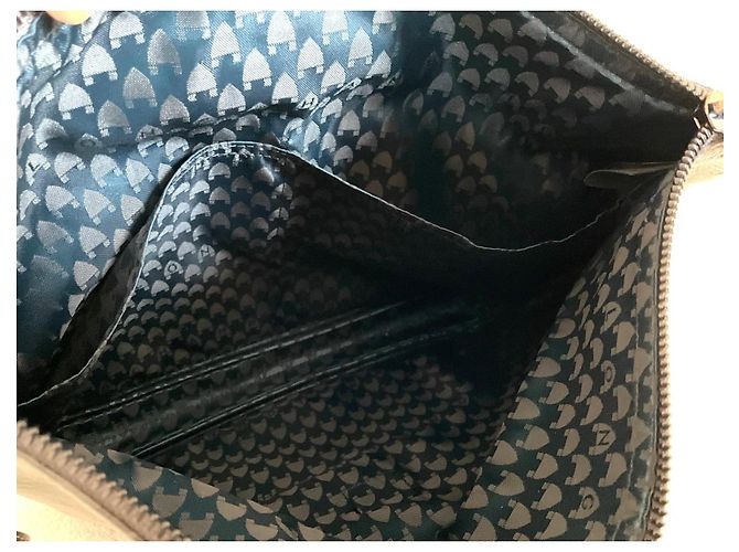 Longchamp Lackleder Clutch Dunkelbraun - Ansicht 10