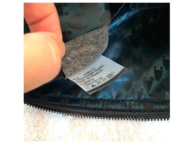 Longchamp Lackleder Clutch Dunkelbraun - Ansicht 12
